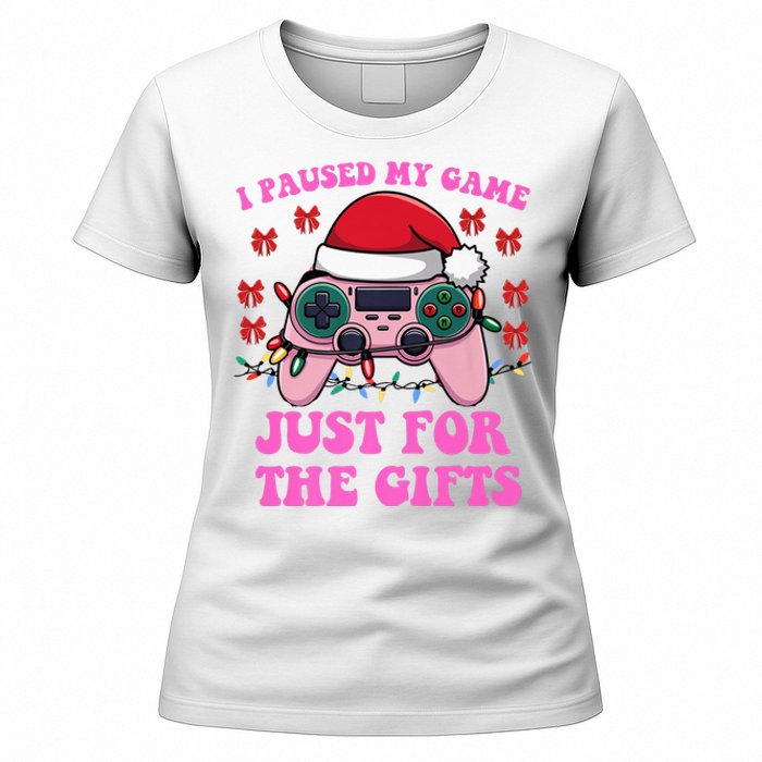 Gamer Christmas Red Hat Gaming Xmas Video Games B.O.Y.S Christmas Pj Women's T-Shirt