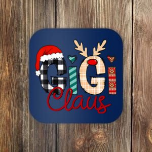 Gigi Claus Reindeer Christmas Coaster