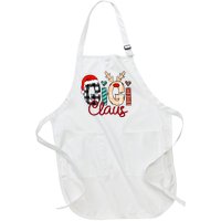 Gigi Claus Reindeer Christmas Full-Length Apron With Pockets