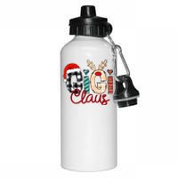 Gigi Claus Reindeer Christmas Aluminum Water Bottle