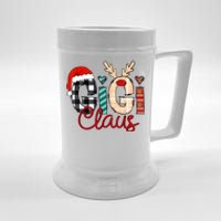 Gigi Claus Reindeer Christmas Beer Stein