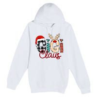 Gigi Claus Reindeer Christmas Premium Pullover Hoodie