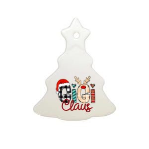 Gigi Claus Reindeer Christmas Ceramic Tree Ornament