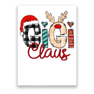 Gigi Claus Reindeer Christmas Poster