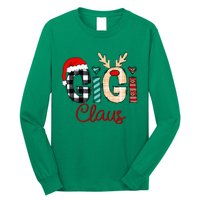 Gigi Claus Reindeer Christmas Long Sleeve Shirt