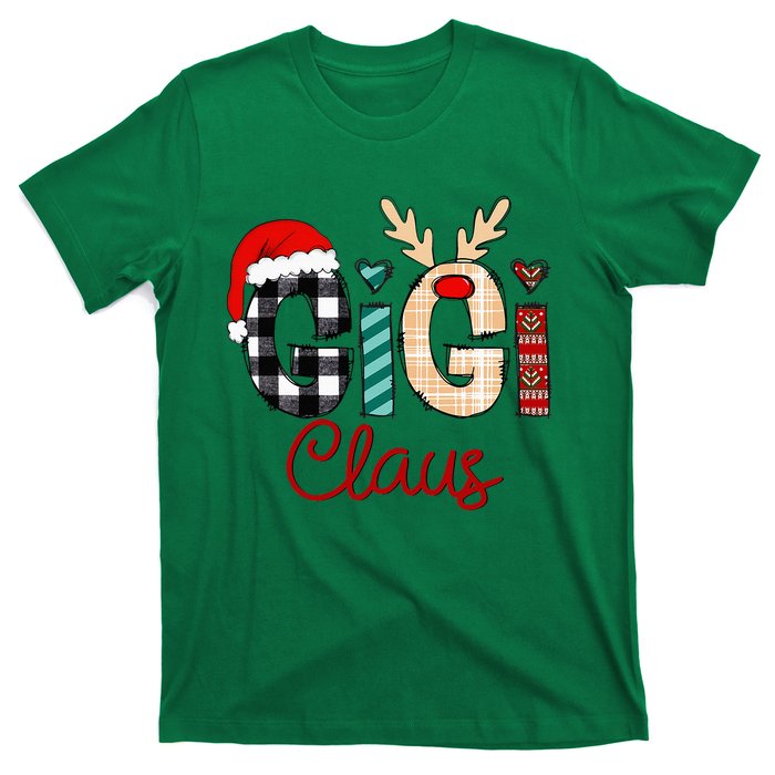 Gigi Claus Reindeer Christmas T-Shirt