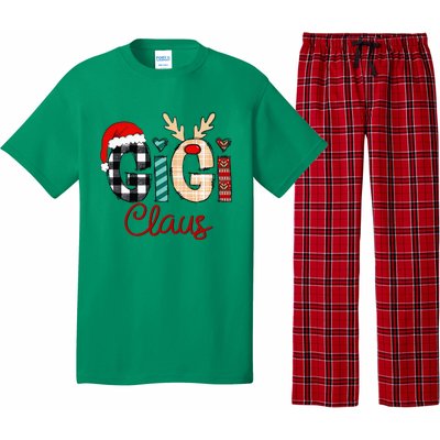 Gigi Claus Reindeer Christmas Pajama Set