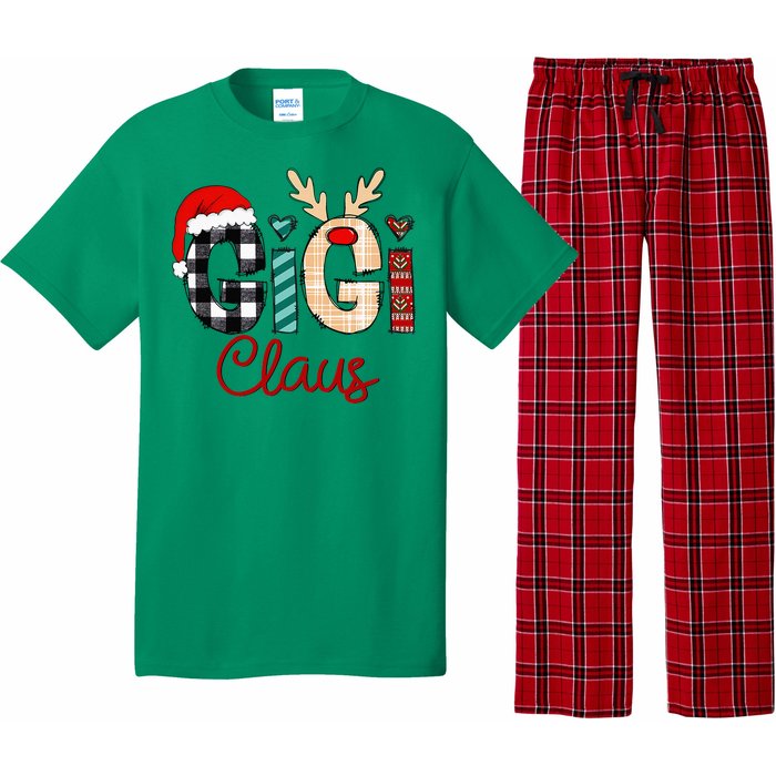 Gigi Claus Reindeer Christmas Pajama Set