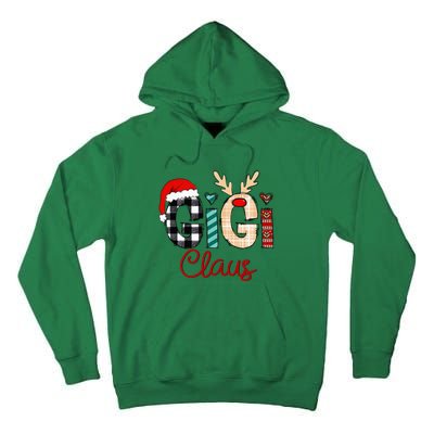 Gigi Claus Reindeer Christmas Tall Hoodie