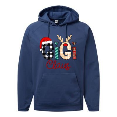 Gigi Claus Reindeer Christmas Performance Fleece Hoodie