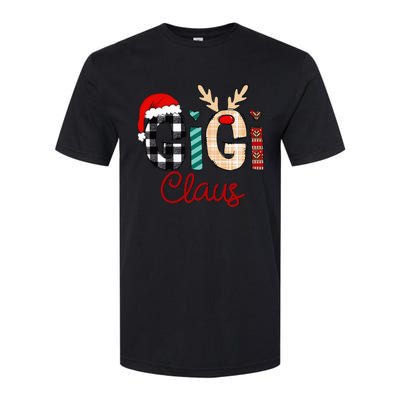 Gigi Claus Reindeer Christmas Softstyle CVC T-Shirt