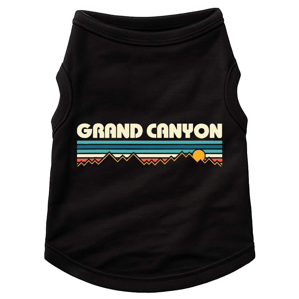 Grand Canyon Retro 80s Sunset Doggie Tank