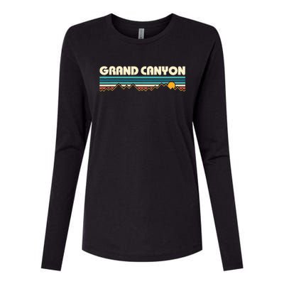 Grand Canyon Retro 80s Sunset Womens Cotton Relaxed Long Sleeve T-Shirt