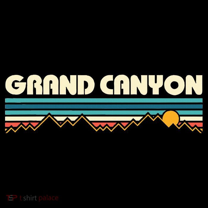 Grand Canyon Retro 80s Sunset Flatbill Hat