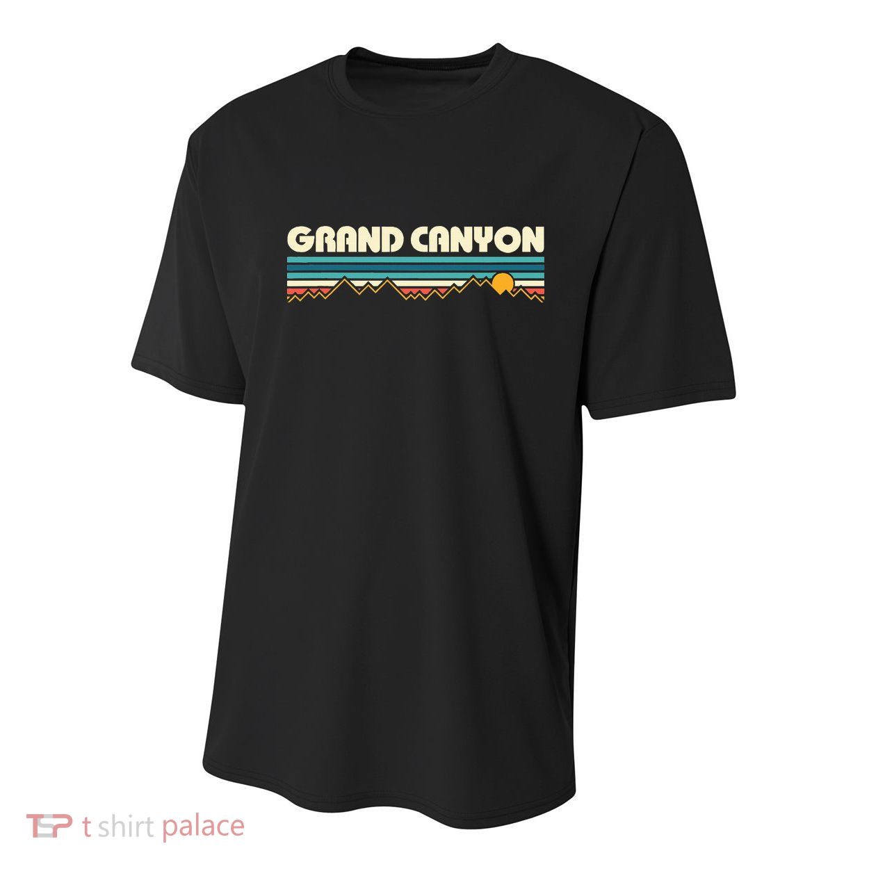 Grand Canyon Retro 80s Sunset Youth Performance Sprint T-Shirt