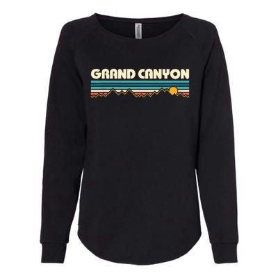 Grand Canyon Retro 80s Sunset Womens California Wash Sweatshirt