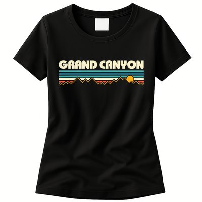 Grand Canyon Retro 80s Sunset Womens T-Shirt