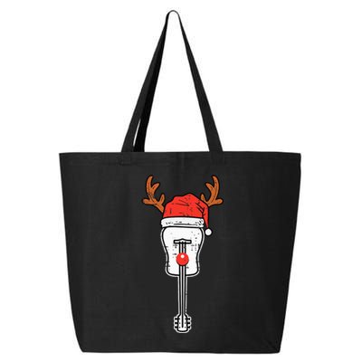 Guitar Christmas Reindeer Music Instrument Band Rock 25L Jumbo Tote