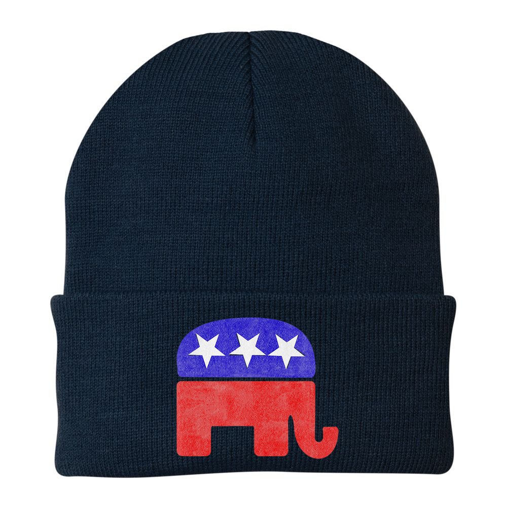 GOP Conservative Republican Elephant Presidential Election Beanie