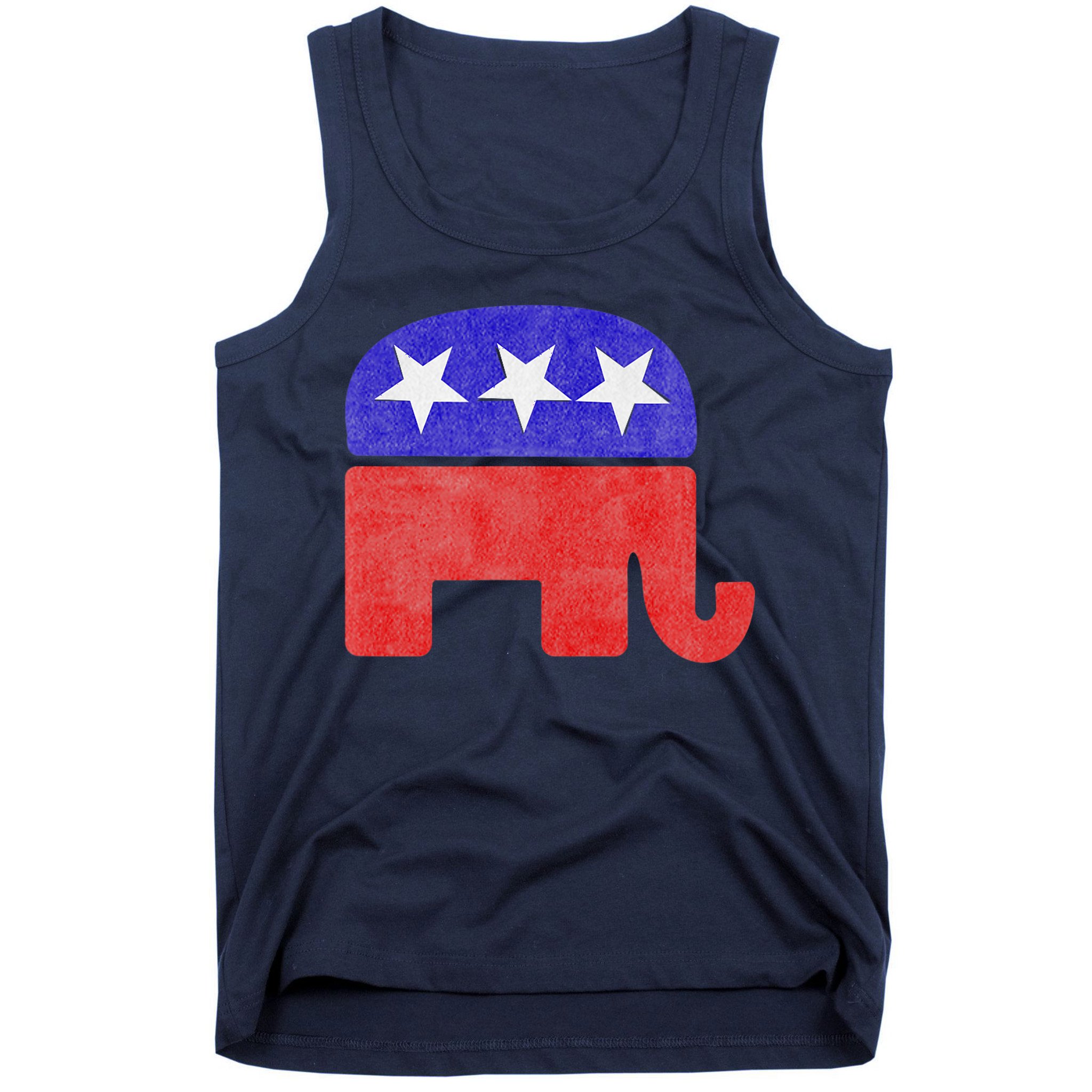 GOP Conservative Republican Elephant Presidential Election Tank Top