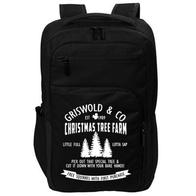 Griswold Co Shirt Christmas Tree Farm Christmas Vacation Impact Tech Backpack