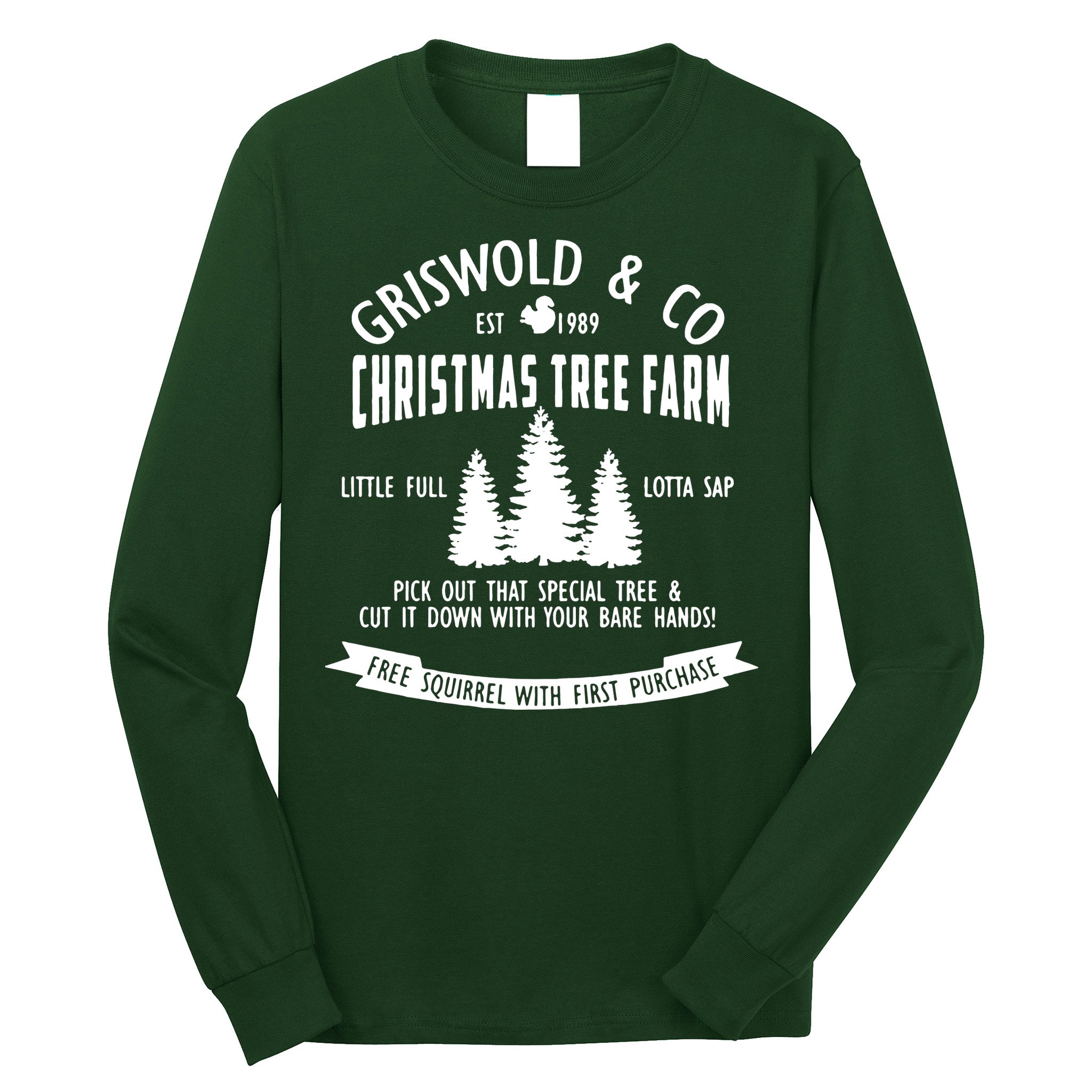 Griswold Co Shirt Christmas Tree Farm Christmas Vacation Long Sleeve Shirt