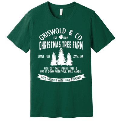 Griswold Co Shirt Christmas Tree Farm Christmas Vacation Premium T-Shirt