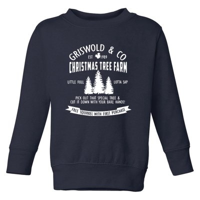 Griswold Co Shirt Christmas Tree Farm Christmas Vacation Toddler Sweatshirt