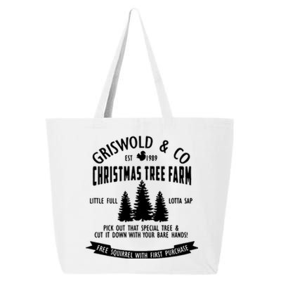 Griswold Co Shirt Christmas Tree Farm Christmas Vacation 25L Jumbo Tote