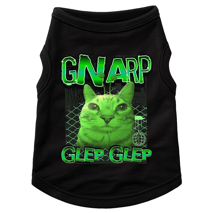 Gnarp Cat Silly Alien Cat Meme Brainrot Gen Z Meme Doggie Tank