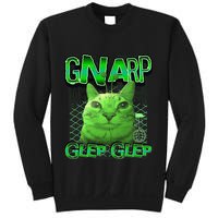 Gnarp Cat Silly Alien Cat Meme Brainrot Gen Z Meme Sweatshirt