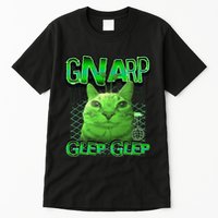 Gnarp Cat Silly Alien Cat Meme Brainrot Gen Z Meme Tall T-Shirt