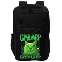 Gnarp Cat Silly Alien Cat Meme Brainrot Gen Z Meme Impact Tech Backpack