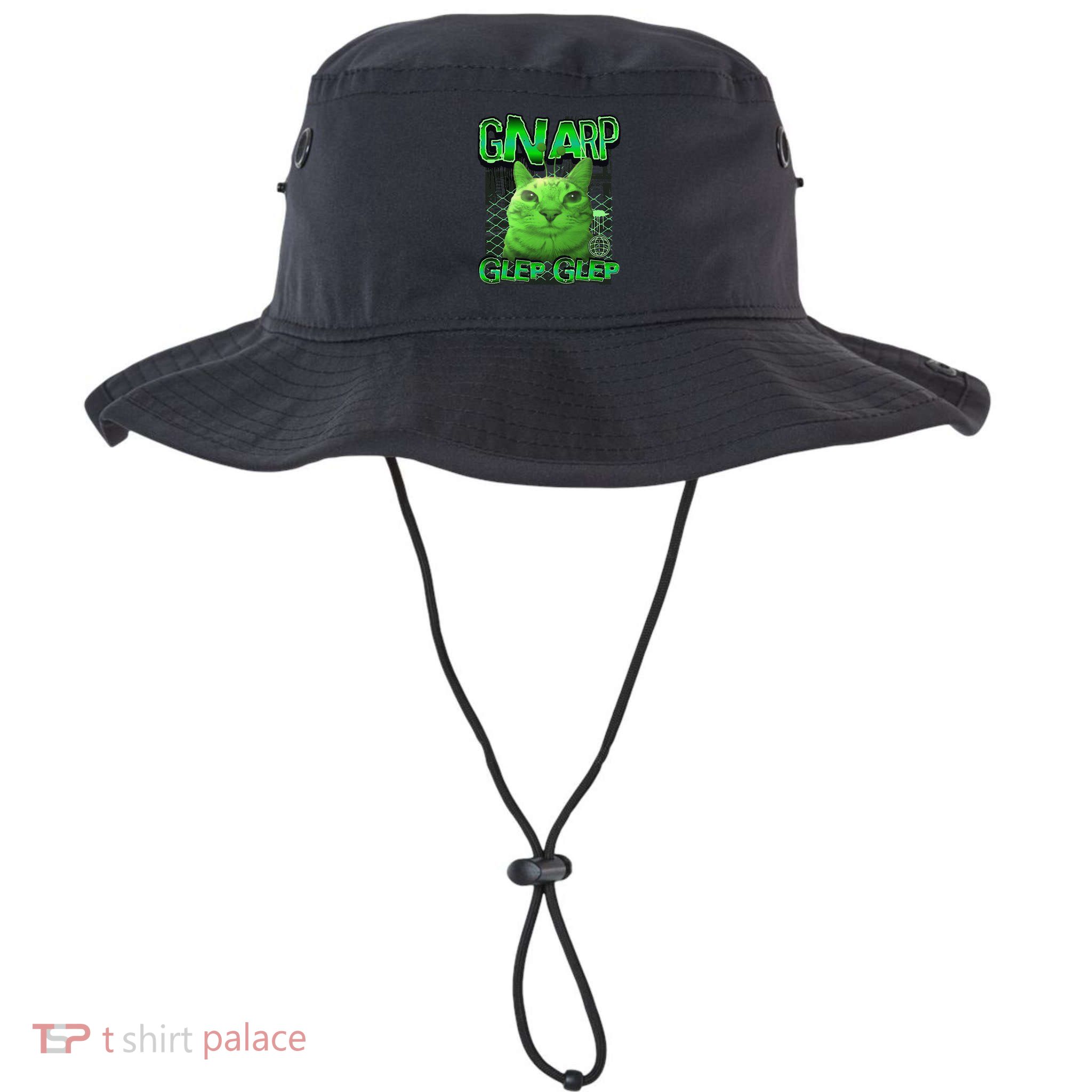 Gnarp Cat Silly Alien Cat Meme Brainrot Gen Z Meme Bucket Hat