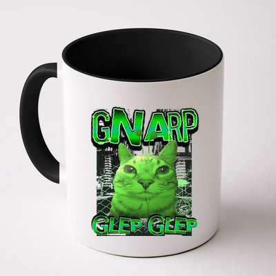 Gnarp Cat Silly Alien Cat Meme Brainrot Gen Z Meme Mug