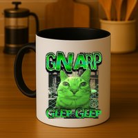 Gnarp Cat Silly Alien Cat Meme Brainrot Gen Z Meme Mug