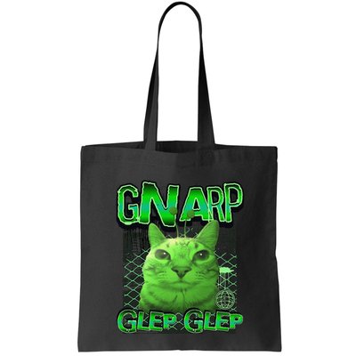 Gnarp Cat Silly Alien Cat Meme Brainrot Gen Z Meme Bag