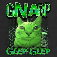 Gnarp Cat Silly Alien Cat Meme Brainrot Gen Z Meme 25L Jumbo Tote