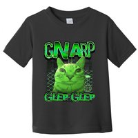 Gnarp Cat Silly Alien Cat Meme Brainrot Gen Z Meme Toddler T-Shirt