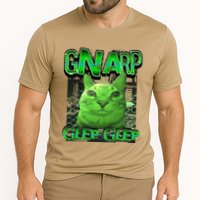 Gnarp Cat Silly Alien Cat Meme Brainrot Gen Z Meme Performance Shirt