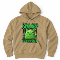 Gnarp Cat Silly Alien Cat Meme Brainrot Gen Z Meme Hoodie
