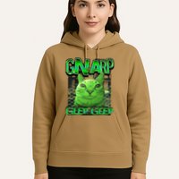 Gnarp Cat Silly Alien Cat Meme Brainrot Gen Z Meme Hoodie