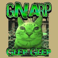 Gnarp Cat Silly Alien Cat Meme Brainrot Gen Z Meme T-Shirt