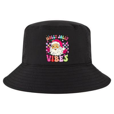 Groovy Cute Santa Claus Christmas Vibes Xmas Cool Comfort Performance Bucket Hat
