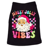 Groovy Cute Santa Claus Christmas Vibes Xmas Doggie Tank