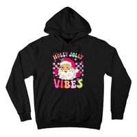 Groovy Cute Santa Claus Christmas Vibes Xmas Hoodie