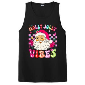 Groovy Cute Santa Claus Christmas Vibes Xmas PosiCharge Competitor Tank