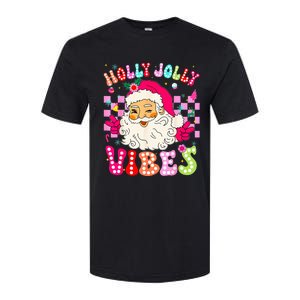 Groovy Cute Santa Claus Christmas Vibes Xmas Softstyle CVC T-Shirt