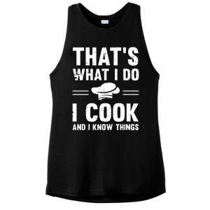 Great Cooking Saying Gift Kitchen Women Men Ladies PosiCharge Tri-Blend Wicking Tank