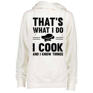 Great Cooking Saying Gift Kitchen Women Men Womens Funnel Neck Pullover Hood